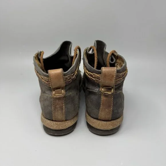 Born Temple Ankle Boots Women's 9.5M Brown Suede Leather Comfort Chukka - Picture 6 of 9